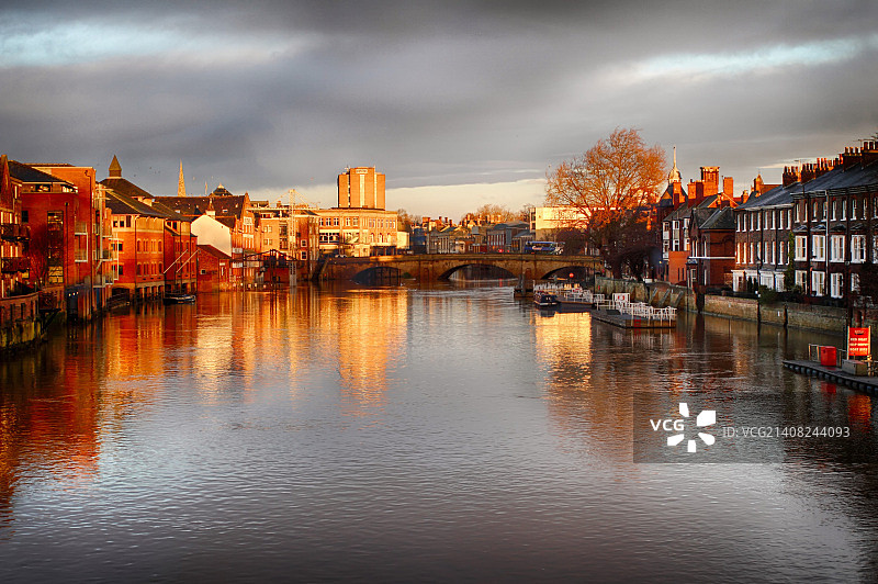 约克乌斯河的清晨图片素材