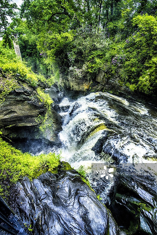 阿伯杜莱斯瀑布，尼思图片素材