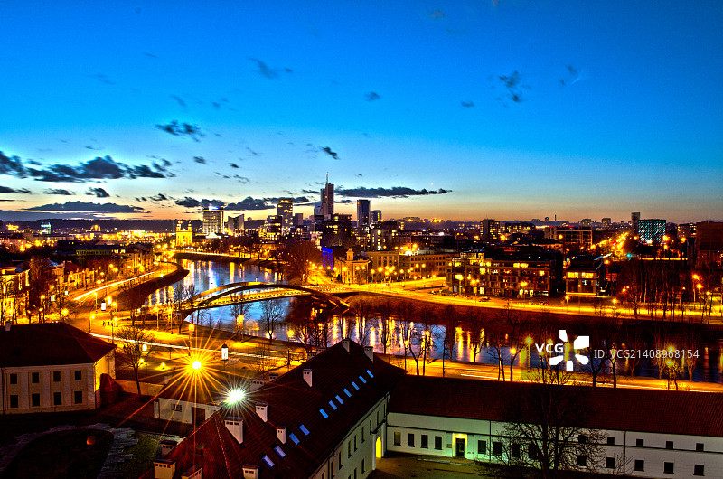 维尔纽斯灯光图片素材