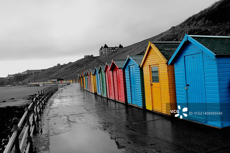 海滩小屋图片素材