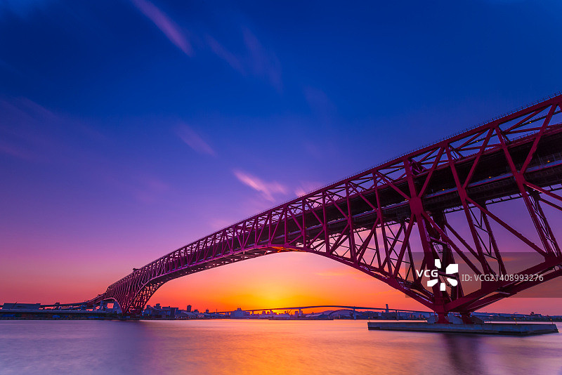 桁架桥2图片素材