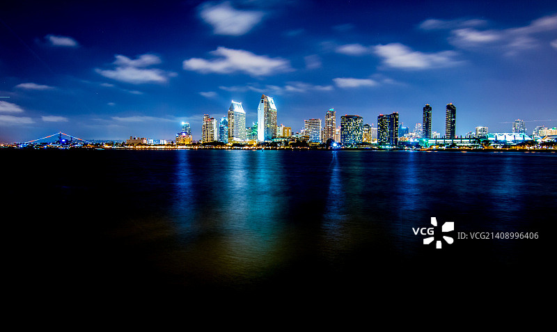 科罗纳多岛的圣地亚哥风光图片素材