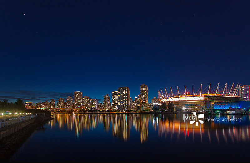 黄昏下的福溪图片素材