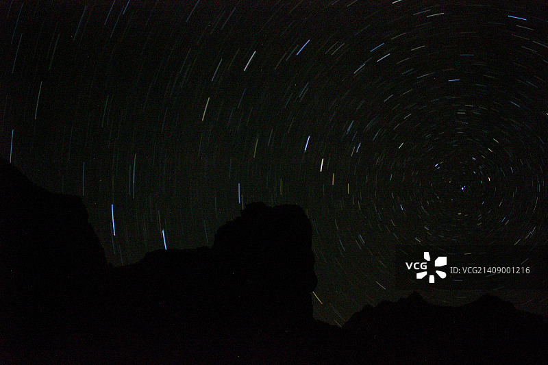 北极星旋转图片素材