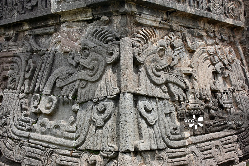 索奇卡尔科的羽蛇神-莫雷洛斯图片素材