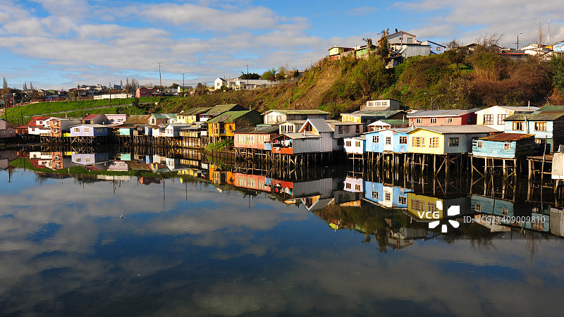 卡斯特罗高脚屋图片素材