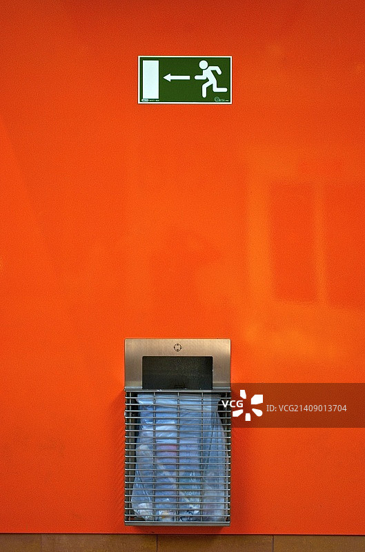 橙色墙面图片素材