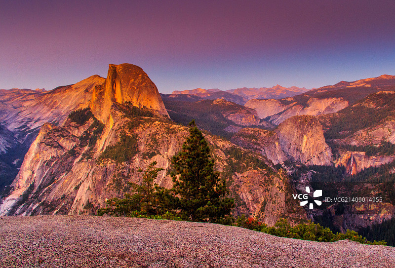 优胜美地冰川点图片素材