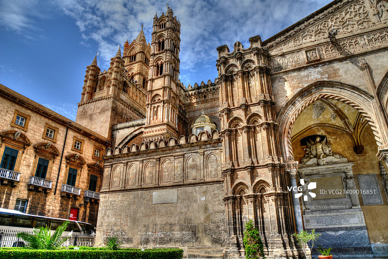 巴勒莫大教堂细节图片素材