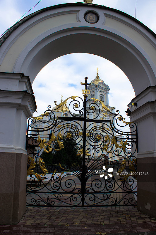 卢茨克圣三一东正教大教堂，乌克兰图片素材