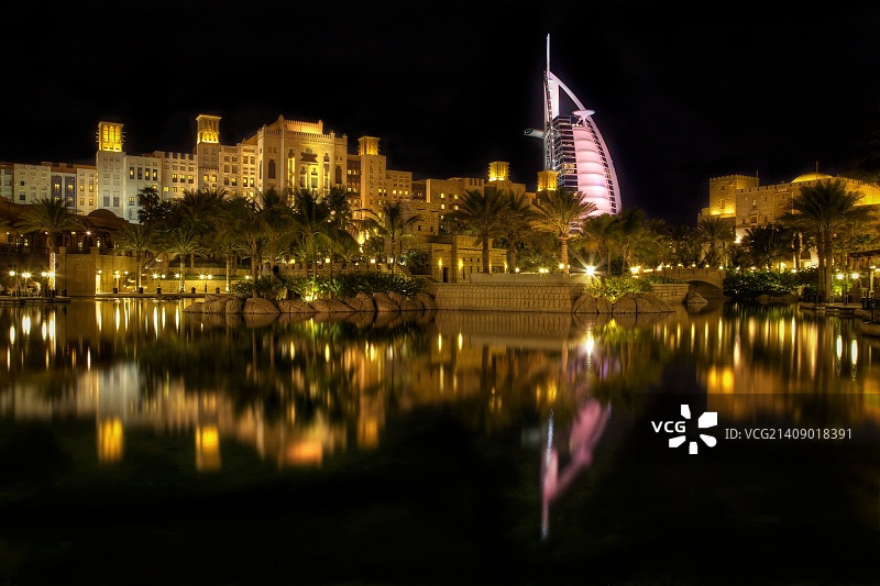 阿拉伯塔图片素材