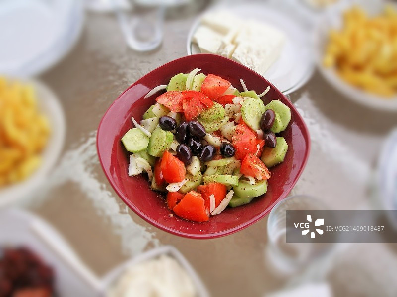 希腊沙拉图片素材