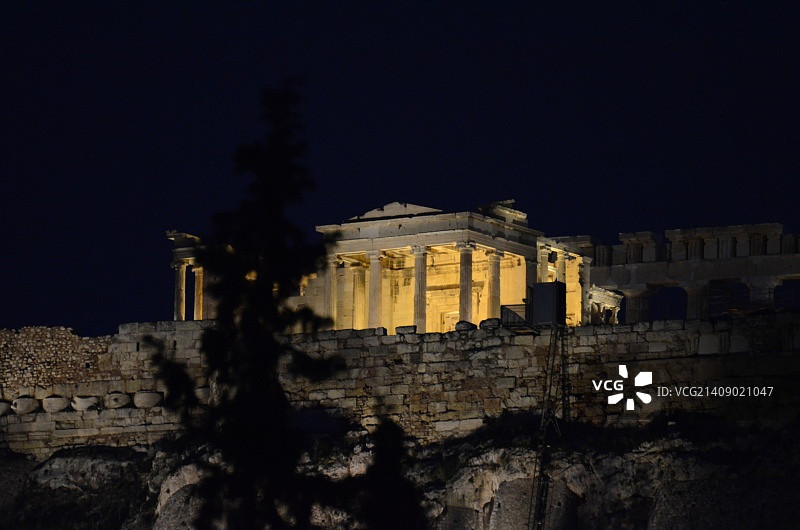 雅典卫城图片素材