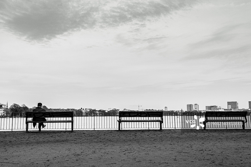 汉堡阿尔斯特湖图片素材