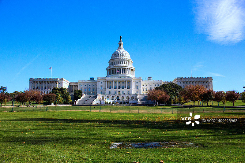 华盛顿特区国会大厦图片素材