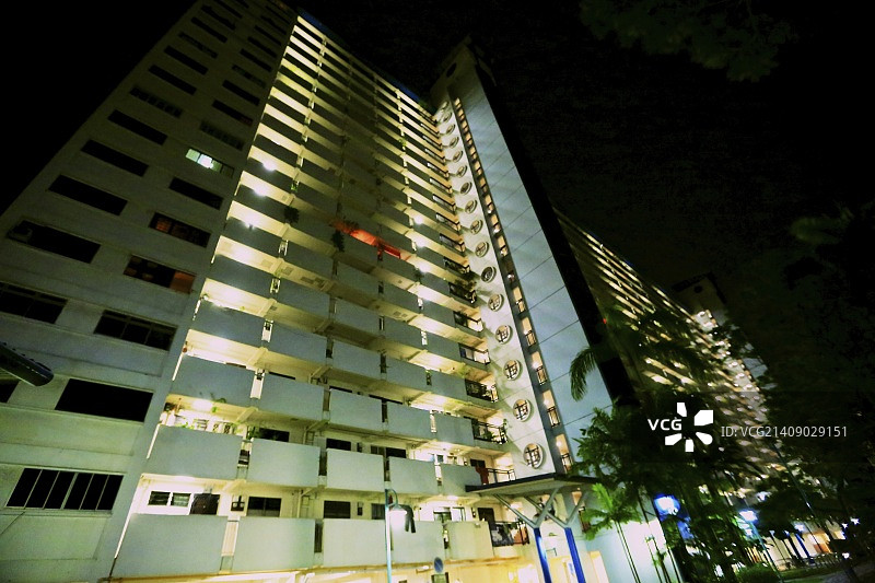 新加坡扁平住宅图片素材