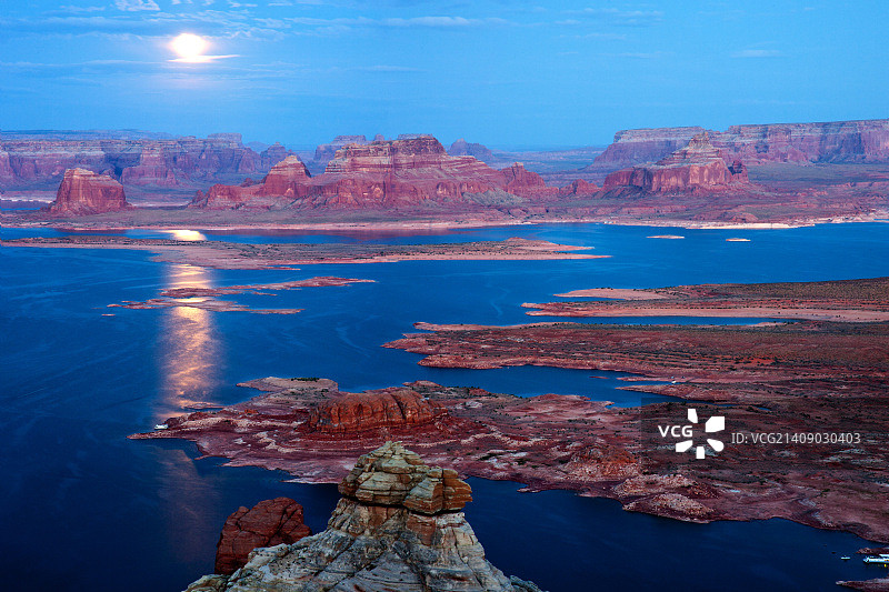 鲍威尔湖Alstrom Point图片素材