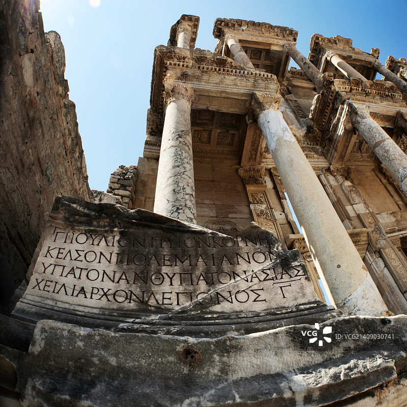 以弗所塞尔苏斯图书馆图片素材