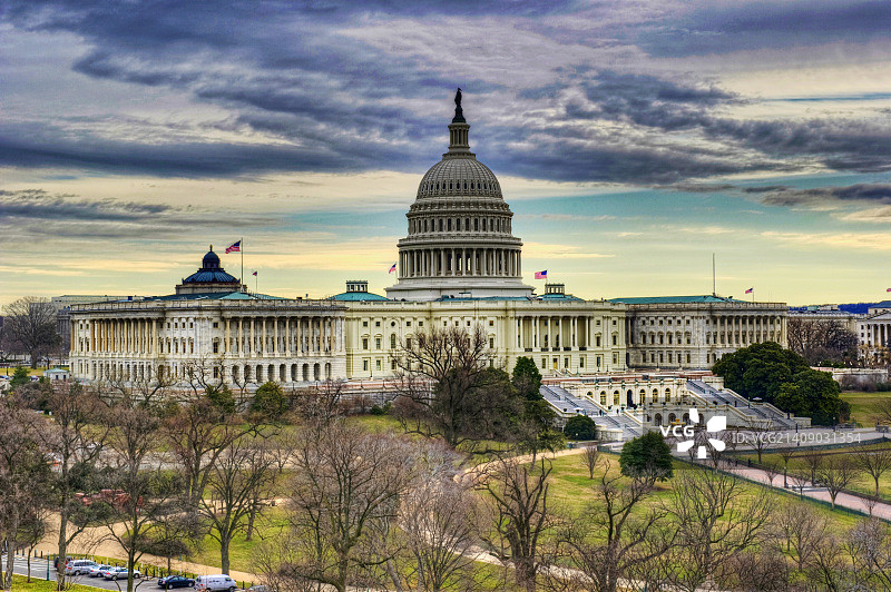 美国国会大厦图片素材