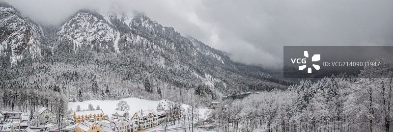 霍恩施万高风光图片素材