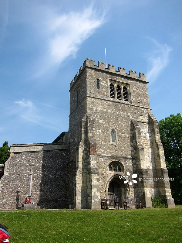 米森登，奇尔tern山，白金汉郡，2013年7月14日星期日图片素材
