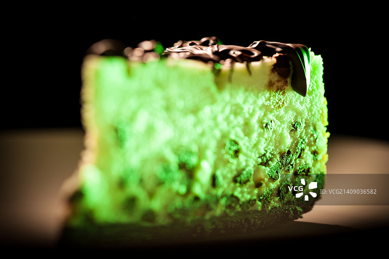薄荷巧克力芝士蛋糕图片素材