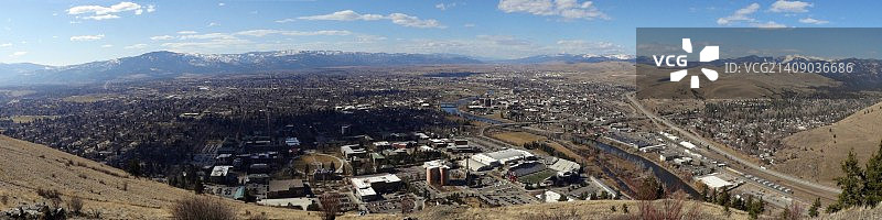 米苏拉山谷图片素材