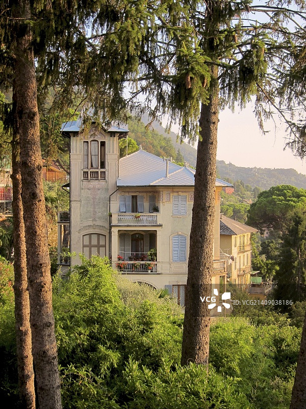 卡莫利，利古里亚，意大利 07/2012图片素材