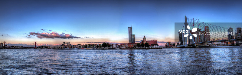 鹿特丹全景图片素材