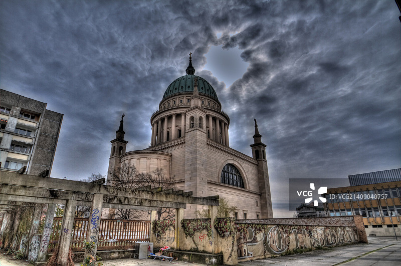 波茨坦尼古拉教堂图片素材