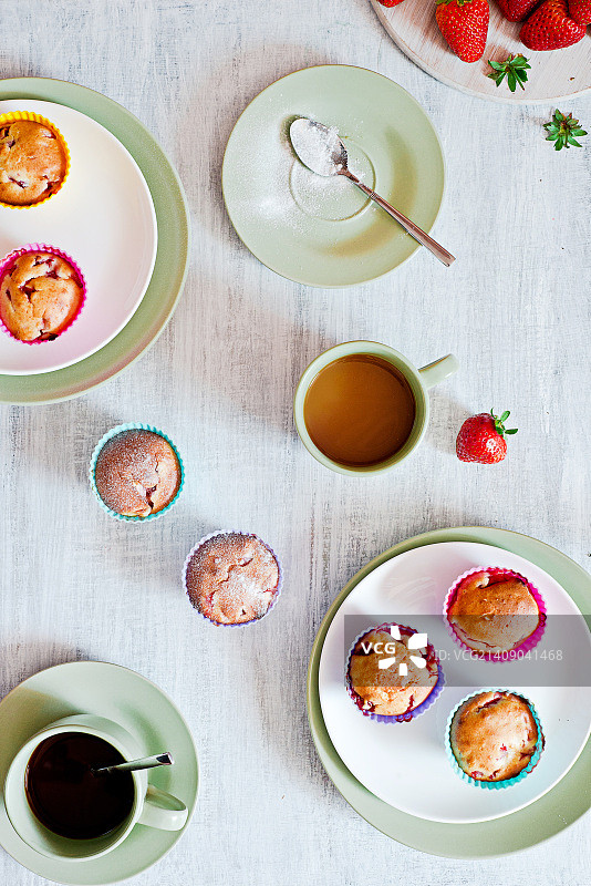 草莓玛芬食谱（步骤6）图片素材