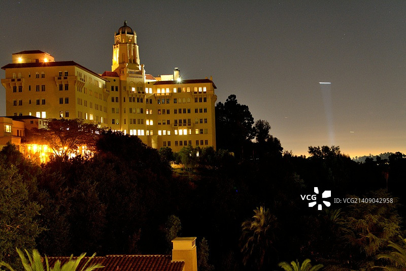 帕萨迪纳上空的UFO图片素材