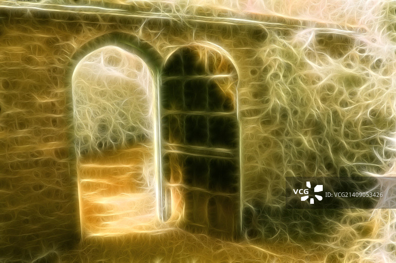 仙女之门分形照片图片素材