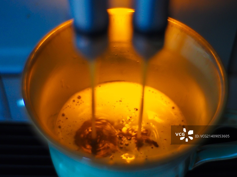 意式浓缩咖啡泡沫图片素材