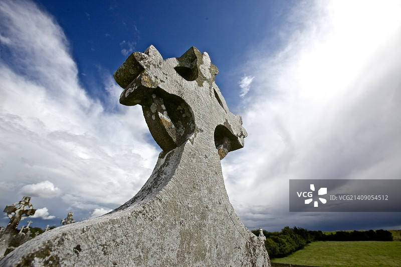 凯尔特十字架，爱尔兰图片素材