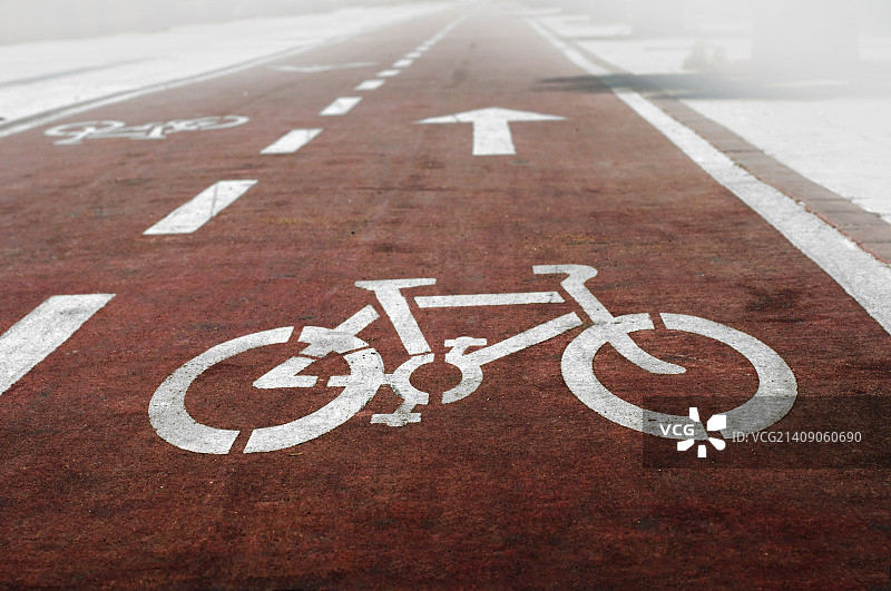 自行车道图片素材