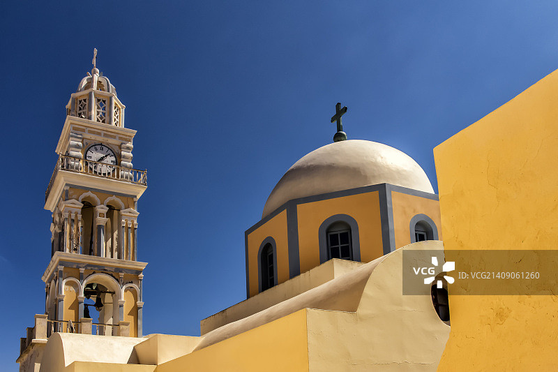 圣托里尼岛锡拉图片素材