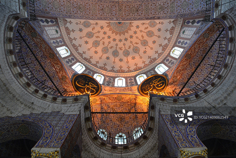 耶尼清真寺屋顶图片素材