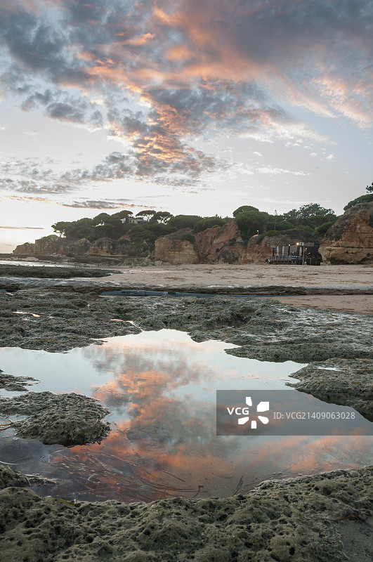 阿尔布费拉日落图片素材