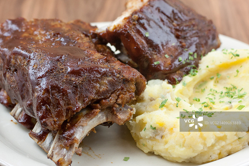 猪背肋骨图片素材