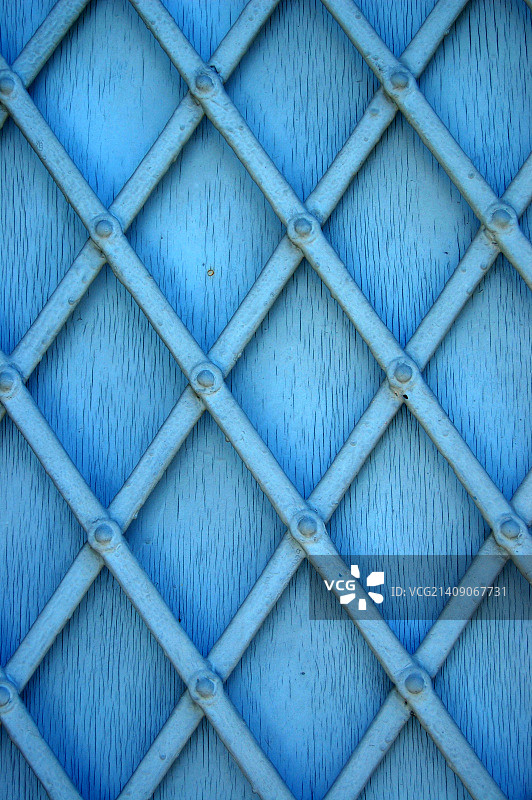 蓝色百叶窗图片素材