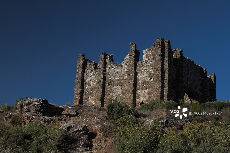 阿斯潘多斯卫城图片素材