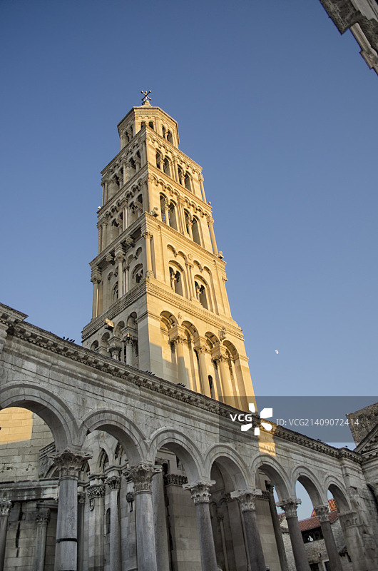 克罗地亚斯普利特圣多米努斯大教堂图片素材