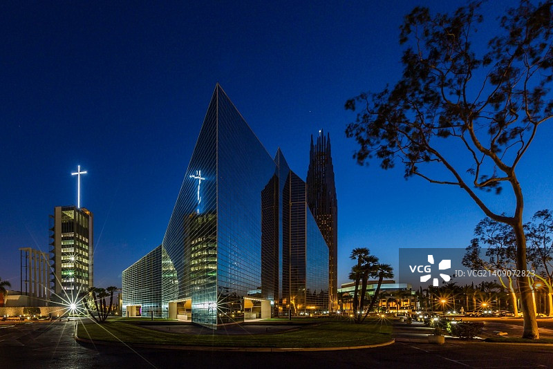 水晶大教堂图片素材