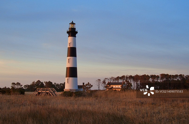 2006年2月的博迪岛灯塔图片素材