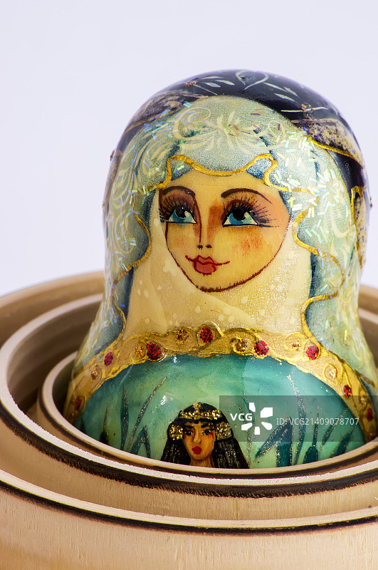 俄罗斯套娃玩具图片素材
