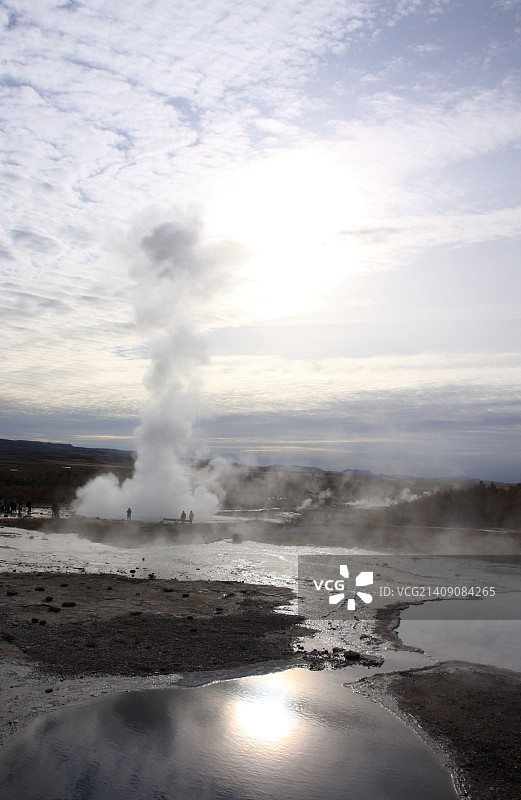 斯特罗克间歇泉图片素材