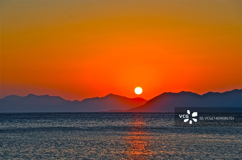 驶向伊萨卡的帆船图片素材