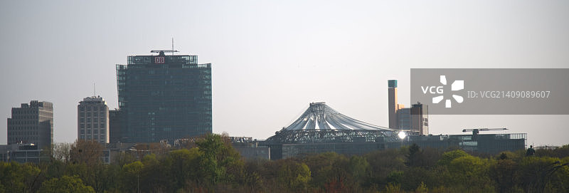 柏林波茨坦广场全景图片素材