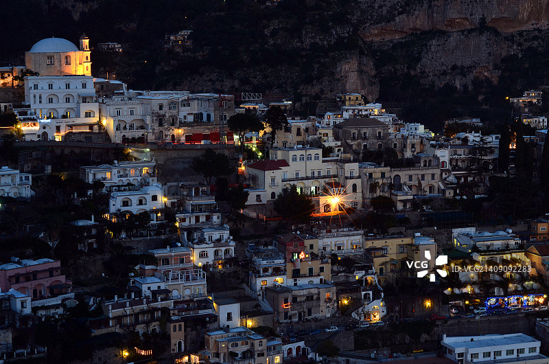 波西塔诺图片素材